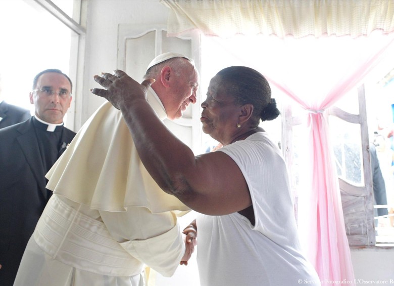 Lorenza, la enfermera improvisada del papa en Cartagena 