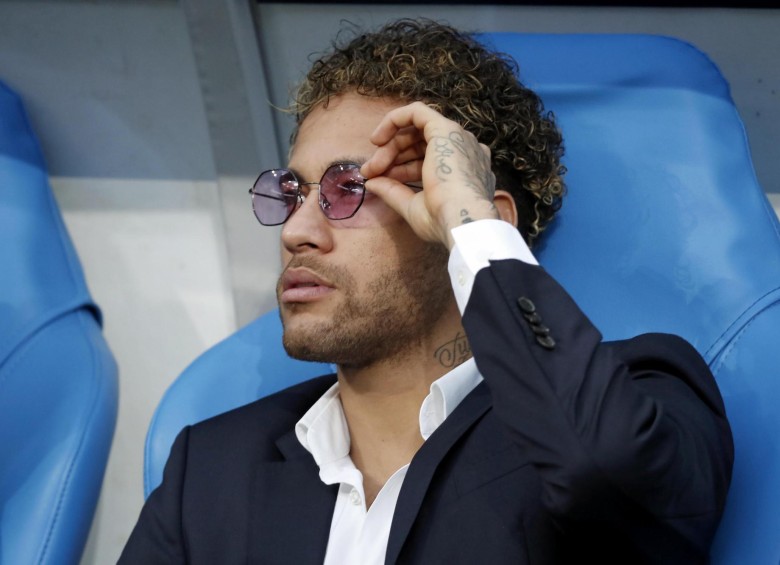 Esta semana Neymar estuvo en el camerino acompañando a los jugadores del PSG durante la final de la Copa de Francia. FOTO EFE