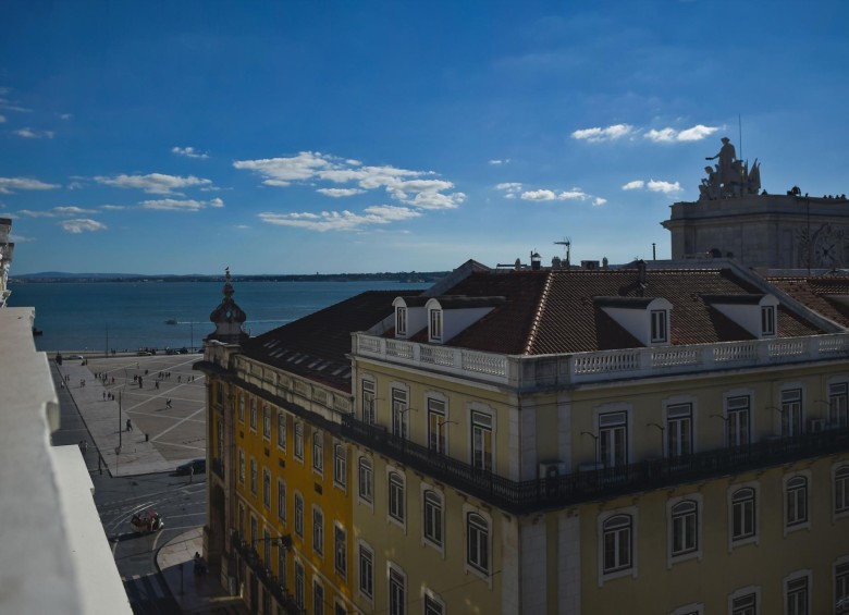 Esta es la vista que tendrá en Lisboa el hotel de Cristiano Ronaldo. FOTO AFP