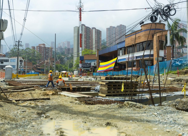 Imagen de referencia, obras en Medellín. FOTO: Andrés Camilo Suárez 