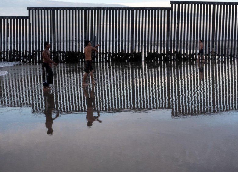 Frontera de Estados Unidos y México. FOTO: AFP