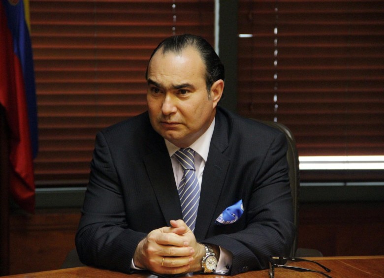 El presidente de la Corte Constitucional, magistrado Jorge Ignacio Pretelt, anunció que no se apartará del cargo. FOTO COLPRENSA