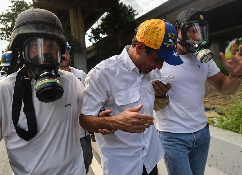 Henrique Capriles, líder de la oposición en Venezuela. FOTO AFP