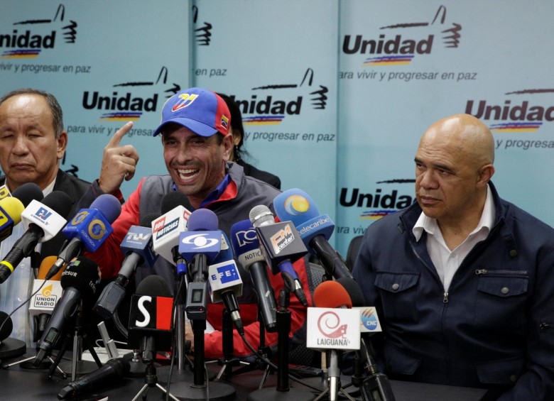 Henrique Capriles se pronunció luego del anunció del CNE y dio esperanza de que el referendo se hace en 2016. FOTO reuters 