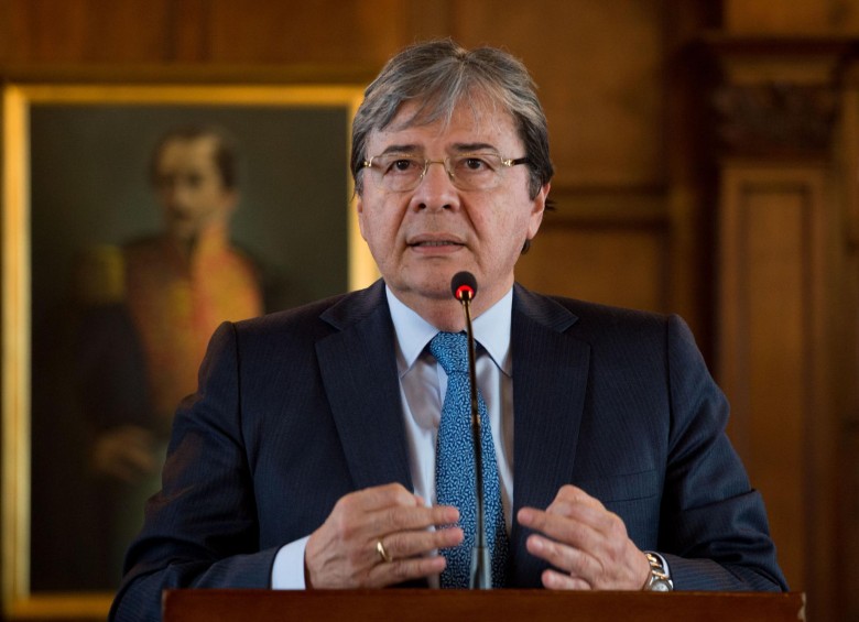 El ministro de Relaciones Exteriores Carlos Holmes Trujillo. FOTO: Colprensa