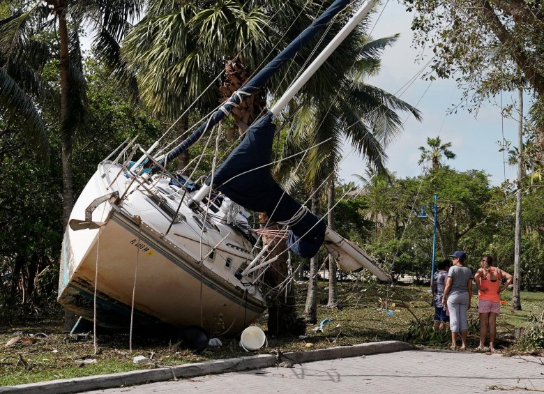 Irma adoctrinó en cambio climático