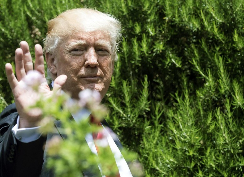 Donald Trump ha sido cuestionado por su posición ante el cambio climático. FOTO EFE