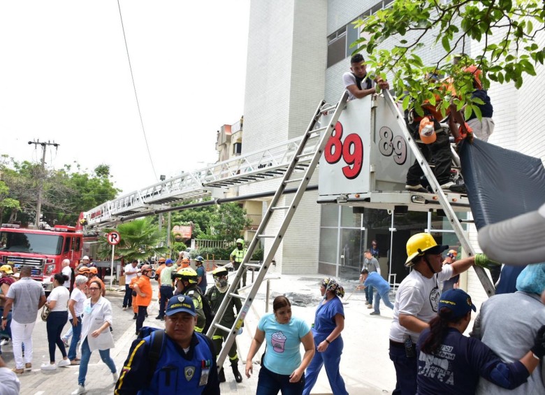Autoridades de Barranquilla aseguraron que los pacientes de la Clínica La Merced fueron evacuados a otros centros asistenciales. Foto: Colprensa
