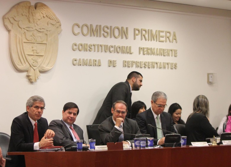 El último debate de la reforma al Equilibrio de Poderes, que se tenía planeado en la plenaria de la Cámara de Representantes, se vio alterado por la disposición del orden del día. FOTO COLPRENSA