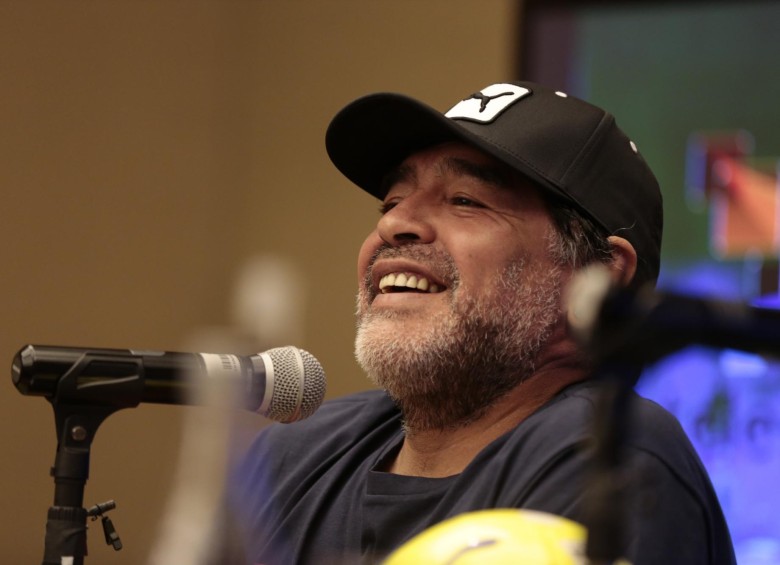 Diego Armando Maradona, exjugador de fútbol argentino. FOTO COLPRENSA