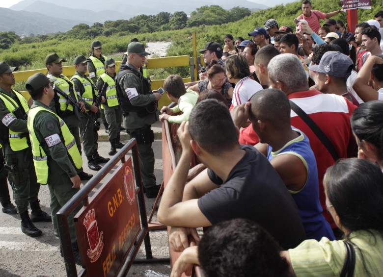 La frontera entre Colombia y Venezuela estuvo cerrada varios días en el mes de diciembre. FOTO Archivo Colprensa