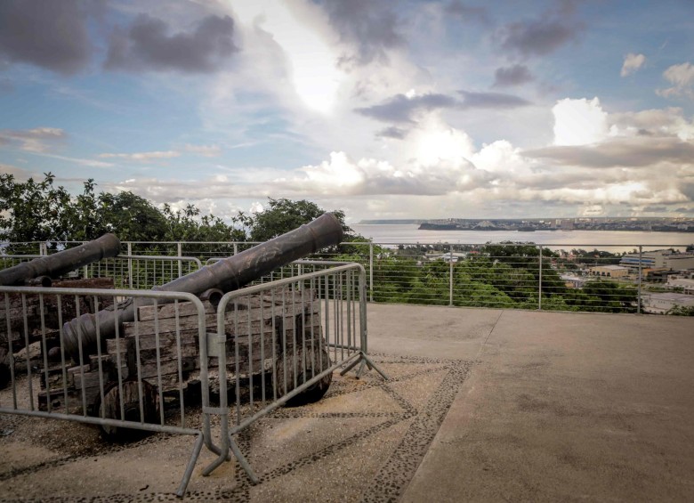 Estos cañones son el legado español de la isla de Guam. FOTO AFP