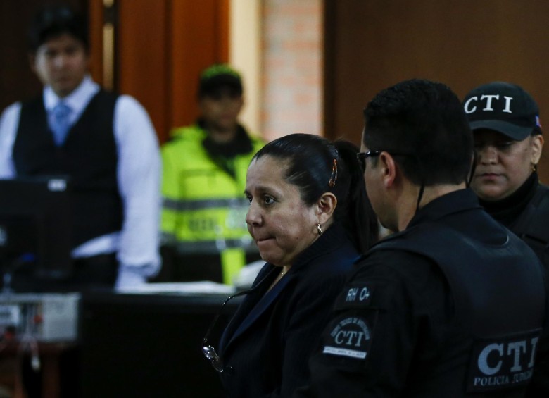 La exdirectora del DAS llegó procedente de Panamá en la madrugada de este sábado. FOTO COLPRENSA.