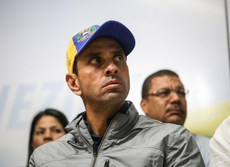 A Henrique Capriles no lo dejaron salir de Venezuela. FOTO EFE