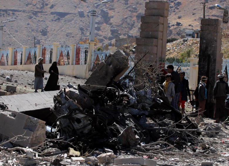 Los bombardeos a Yemen son dirigidos por la Fuerza Aérea de Arabia Saudita. FOTO EFE