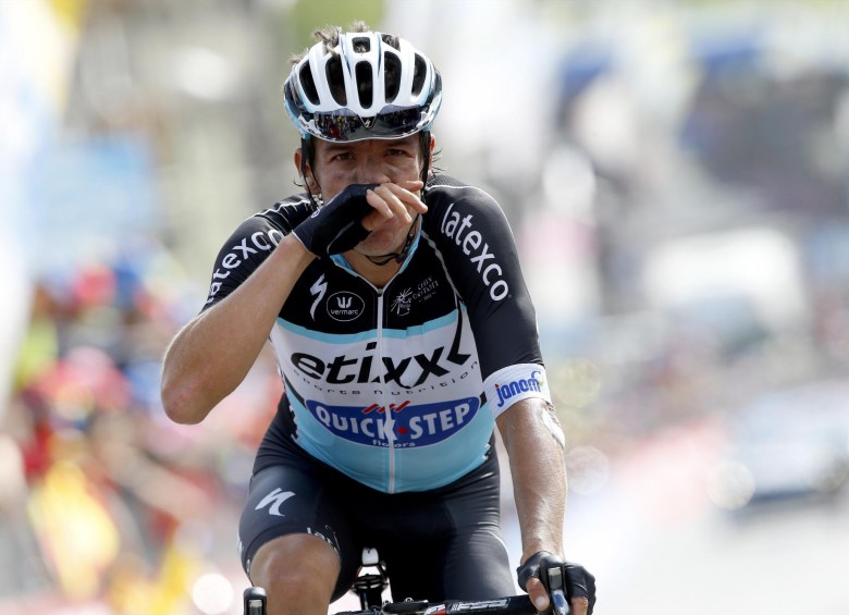 Rigoberto Urán realizó ayer la mejor etapa en lo corrido del Giro y aún le quedan restos para intentar una victoria. FOTO afp
