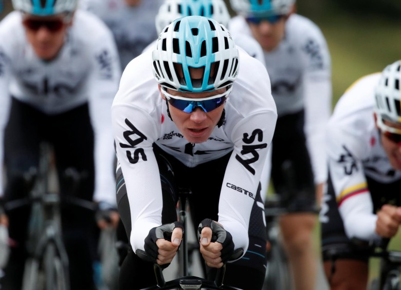Chris Froome tiene como principales objetivos este año, sino lo sancionan, el Giro de Italia y el Tour de Francia. FOTO: REUTERS