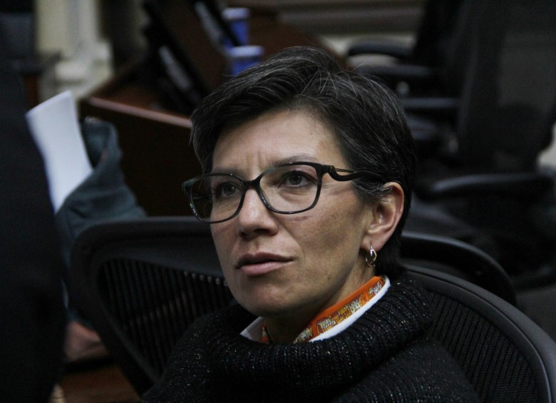 Claudia López, senadora de Alianza Verde. FOTO COLPRENSA