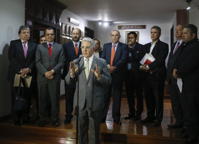 Uribe indicó que sus delegados se reunirán con el abogado de las Farc en Cuba. FOTO Colprensa 