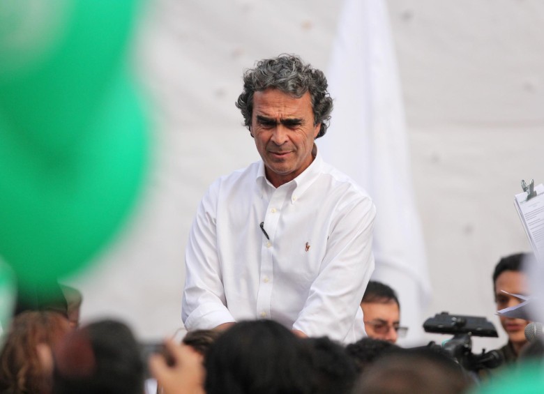 El candidato del Partido Verde, Sergio Fajardo. Foto: Colprensa. 