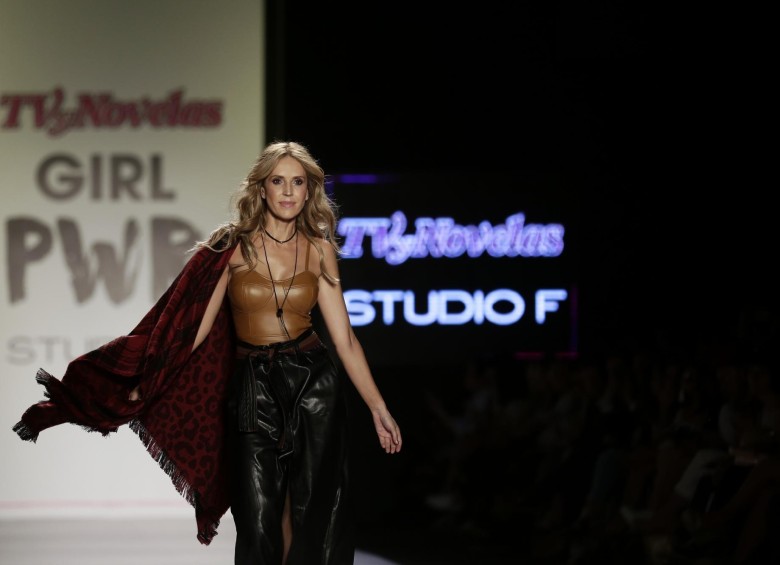 Estuvo en Colombiamoda la semana pasada en la pasarela de la marca colombiana Studio F. Foto: Colprensa