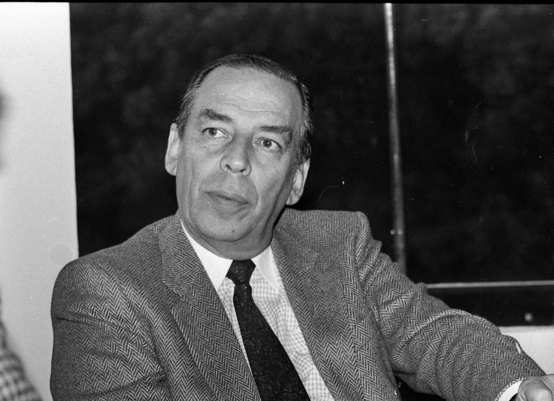 El dirigente Álvaro Gómez Hurtado fue asesinado por sicarios, cuando salió de dictar cátedra en la Universidad Sergio Arboleda, el 2 de noviembre de 1995. FOTO COLPRENSA