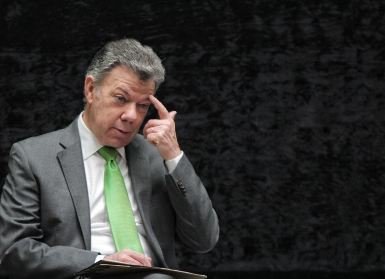 Juan Manuel Santos. FOTO COLPRENSA