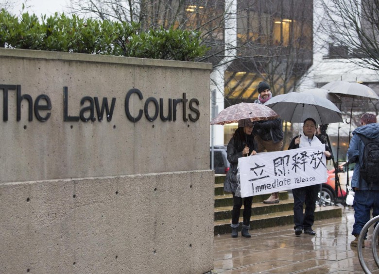 El arresto de la directiva de Huawei en Canadá generó protestas. FOTO: AFP