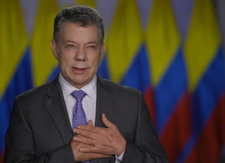 Juan Manuel Santos, presidente de Colombia FOTO COLPRENSA