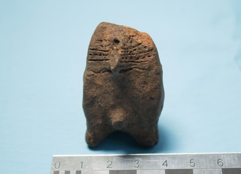 En algunos de los elementos encontrados aparecen figuras de animales talladas sobre las piedras.