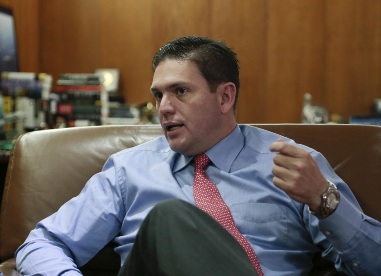 En la reciente entrevista a EL COLOMBIANO Pinzón había asegurado que sí o sí se presentaría como candidato a primera vuelta. FOTO COLPRENSA