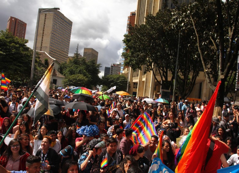 Bogotá marchó contra la homofobia