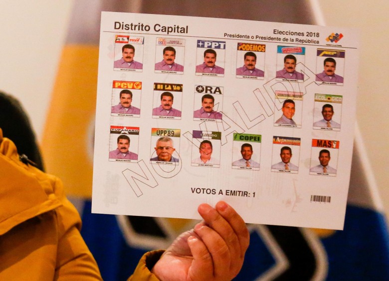 Maduro aparece 10 veces en tarjetón de elecciones en Venezuela