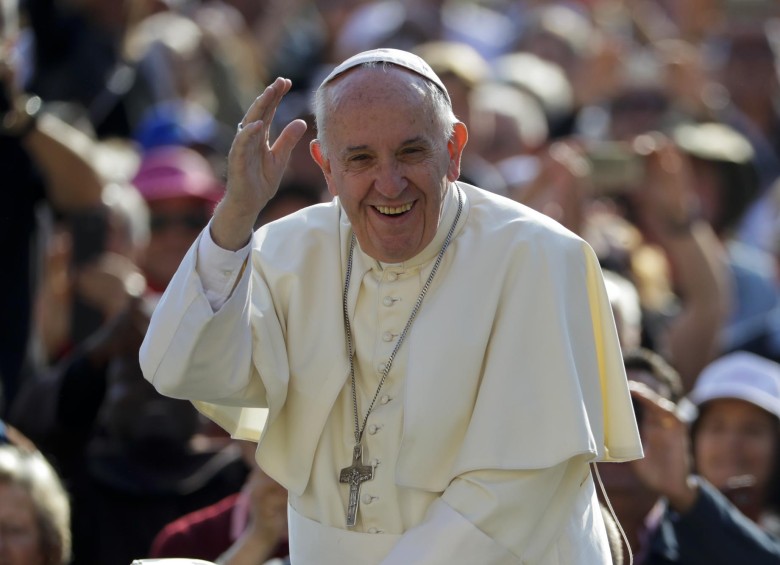 El papa Francisco estaría cuatro días en suelo colombiano. Las ciudades que visitará aún no están confirmadas. FOTO AP