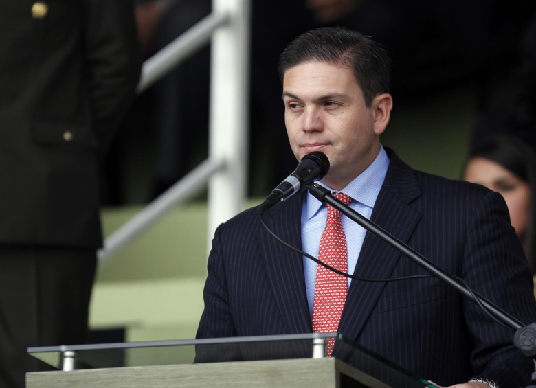 Ministro de Defensa, Juan Carlos Pinzón. FOTO COLPRENSA.