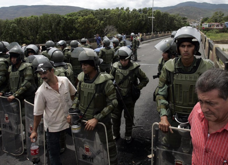 El Ejército venezolano sería el responsable del atropellamiento. FOTO: AP