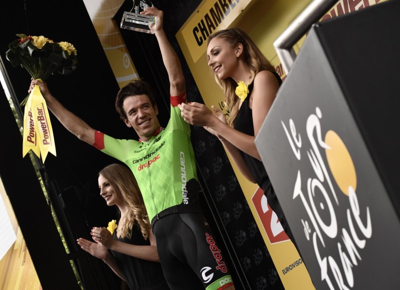 El subtítulo del Tour gracias a Urán fue de las mayores alegrías del Colombia este año. El ciclismo continúa mostrando capacidades individuales en todo terreno. FOTO AFP
