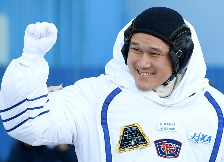 El astronauta japonés Norishige Kanai dijo haber crecido 9 centímetros en el espacio el martes 9 de enero de 2018. FOTO: Reuters