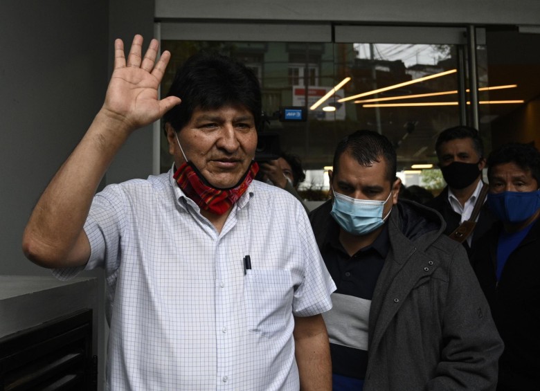 Evo Morales, expresidente de Bolivia. FOTO AFP