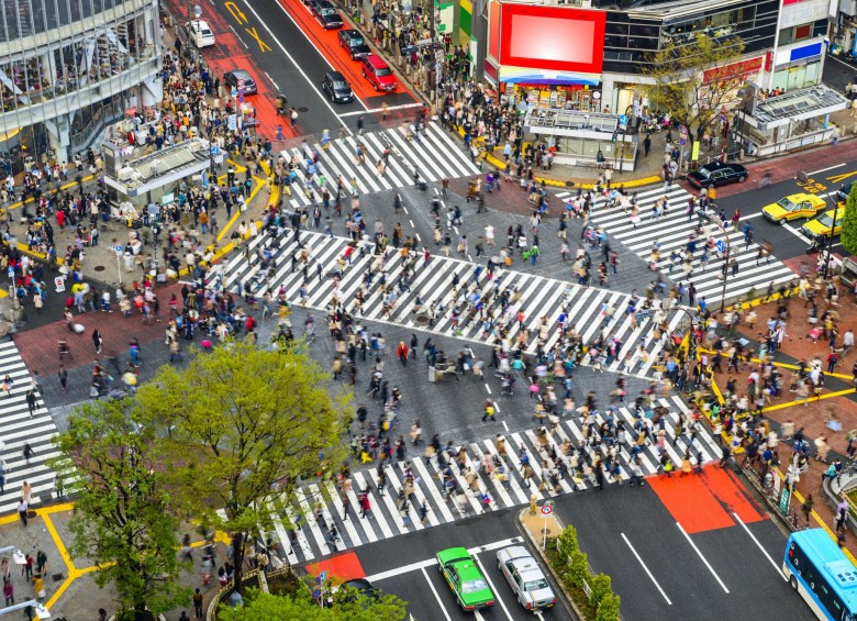 Japón es uno de los destinos que siempre quieren conocer los viajeros. En la imagen una panorámica del distrito de Shibuya, uno de las más famosas en Tokio. FOTO sstock