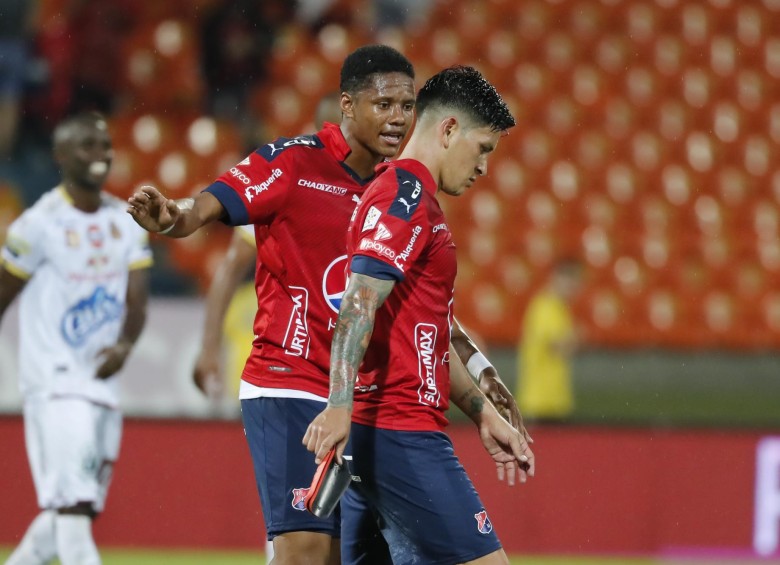 Los goles de Yairo y Cano no fueron suficientes para evitar que Medellín cediera puntos en el Atanasio Girardot. FOTO: JUAN ANTONIO SÁNCHEZ.