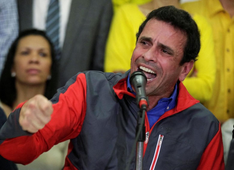Capriles dijo que la próxima semana irán “hasta donde nos tengamos que movilizar”. FOTO Reuters