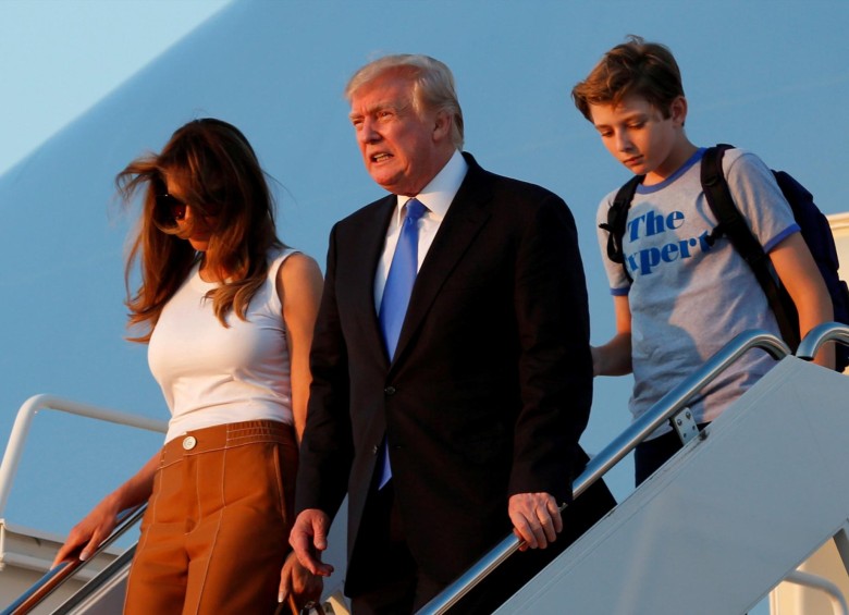 La familia presidencial de Estados Unidos finalmente está radicada en la Casa Blanca. FOTO REUTERS