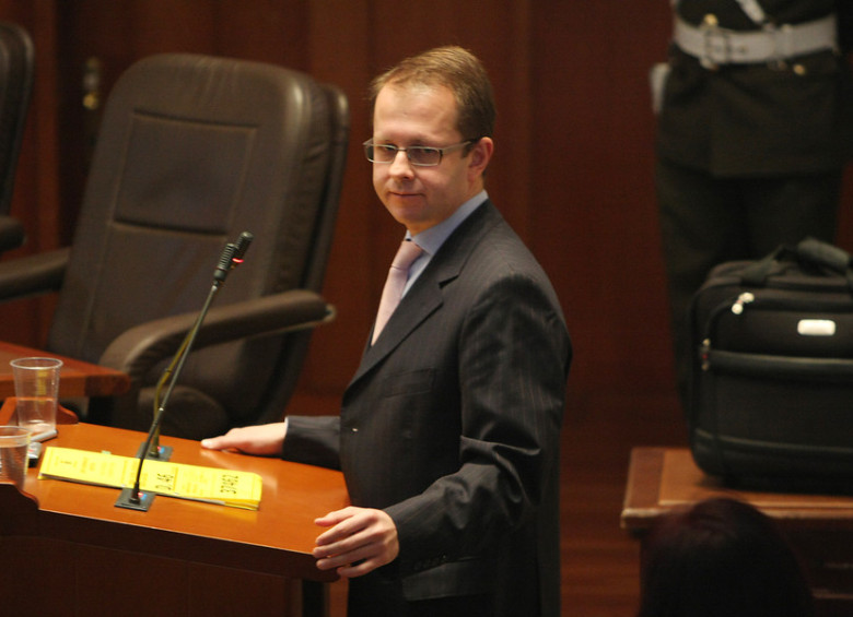 Andrés Felipe Arias en audiencia ante la Corte Suprema de Justicia. FOTO COLPRENSA