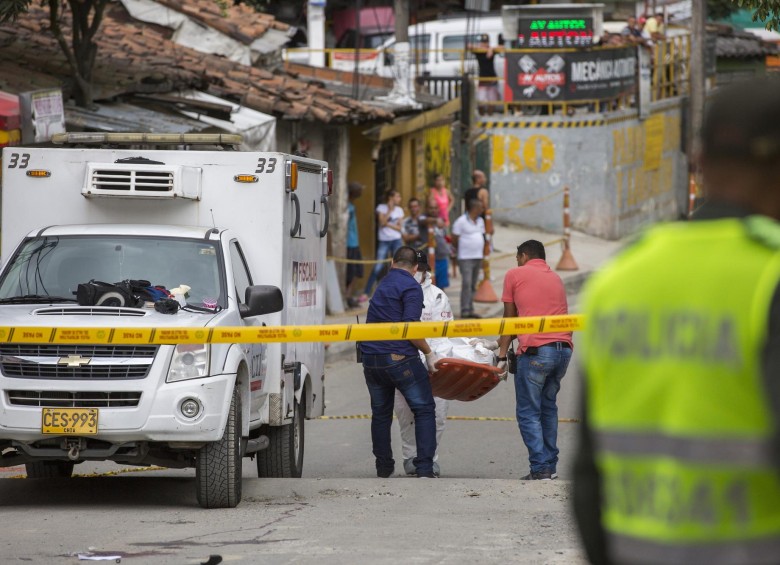 Imagen de referencia para homicidios en Medellín. FOTO EDWIN BUSTAMANTE 