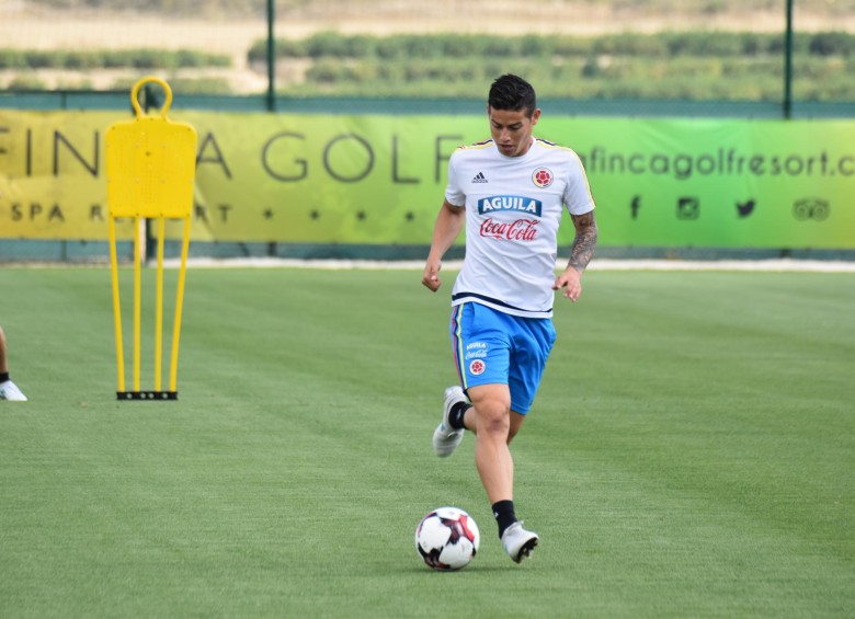 James Rodríguez se aísla de los rumores sobre su futuro en la Selección Colombia. FOTO colprensa 