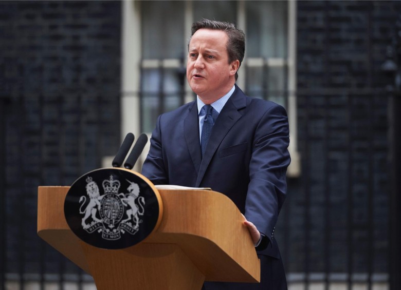 Cameron apoya la idea de permanecer en la Unión Europea. FOTO AFP