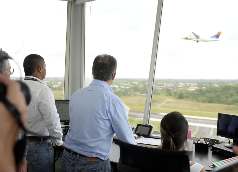 El aeropuerto tuvo una inversión de 182.000 millones de pesos. Foto: cortesía presidencia de la República