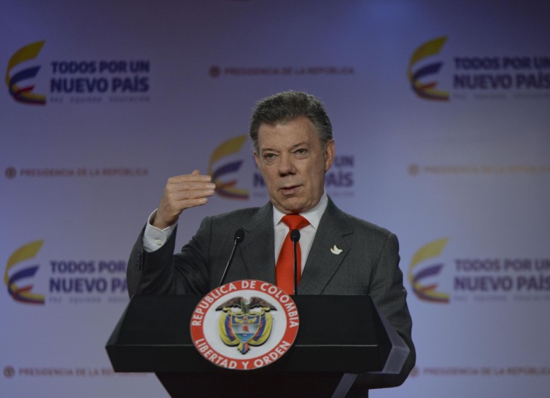 El presidente Juan Manuel Santos defendió su propuesta de habilitar el gasto a los alcaldes y gobernadores en época preelectoral. FOTO COLPRENSA