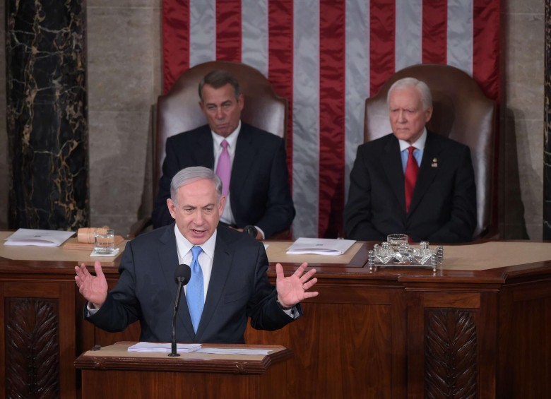 Netanyahu fue invitado directamente por el presidente de la Cámara de Representantes, el republicano John Boehner, sin tener en cuenta a la Casa Blanca. FOTO AFP. 